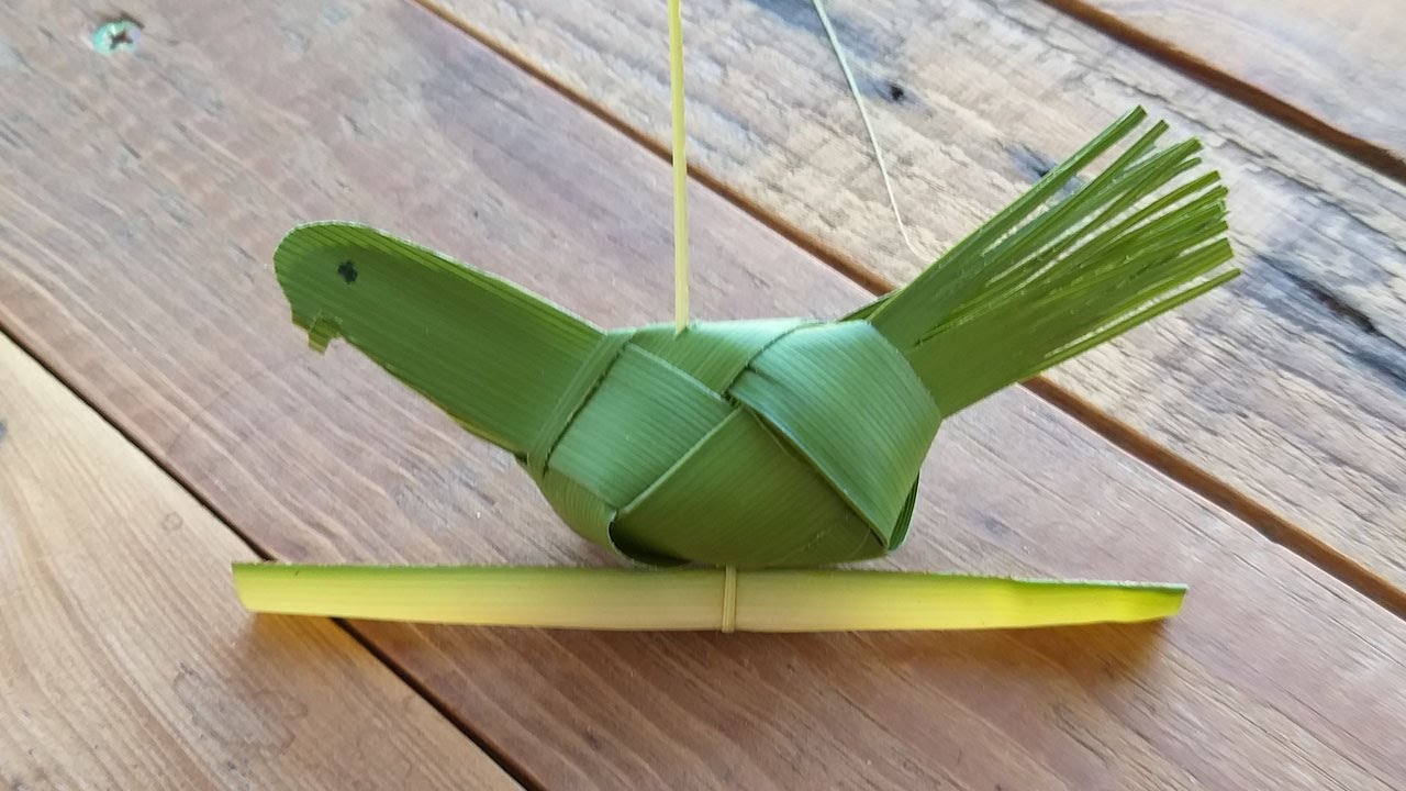 DIY - הכנת ציפור מעלי דקל, לולב, פעילות עצמית לילדים בסוכות, פעילות לחופש, יצירה וקישוט לסוכה