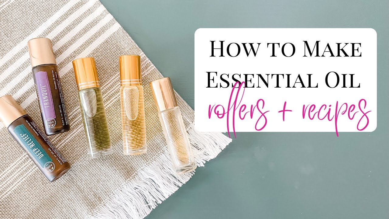 How To Make An Essential Oil Roller + Recipes! Simply Health With Marissa