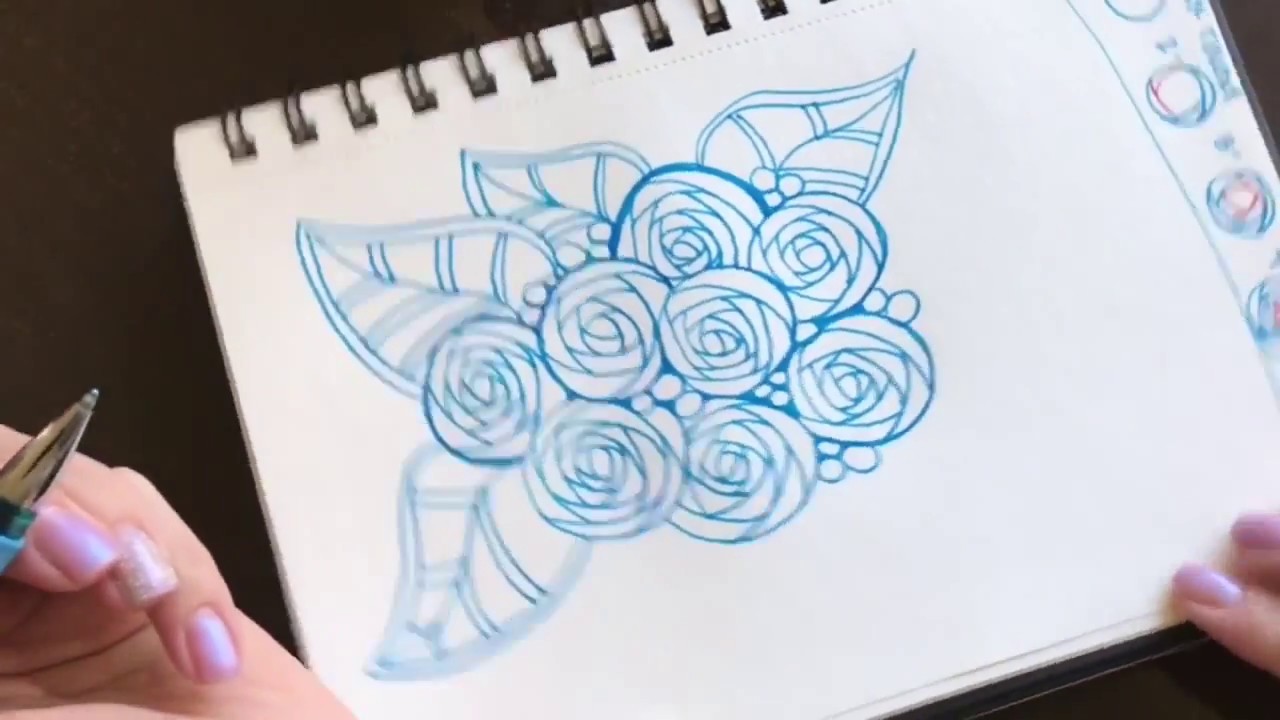 Paradox Round in My Zendoodle #Quigtangle
