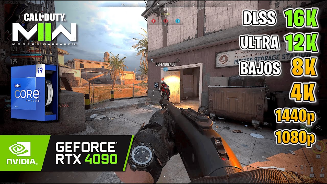 ✅ RTX 4090 ✅ COD Modern Warfare 2 - Multiplayer  🔴 1080p, 1440p, 4K, 8K, 12K, 16K 🔴