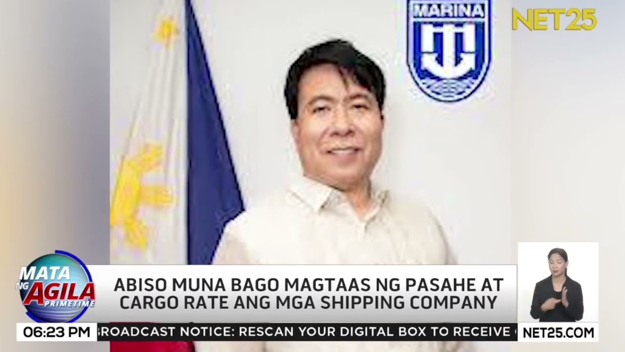 MARINA nagpaalala sa shipping firms sa abiso bago magtaas-singil