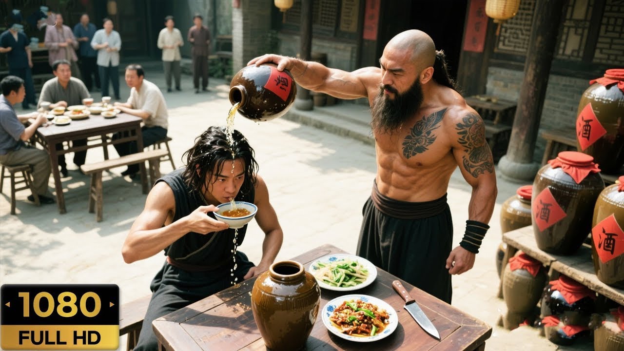 小夥吃飯被欺負，殊不知小夥是功夫高手，秒殺全場！ 🥇 中國電影  Chinese film  功夫  Kung Fu