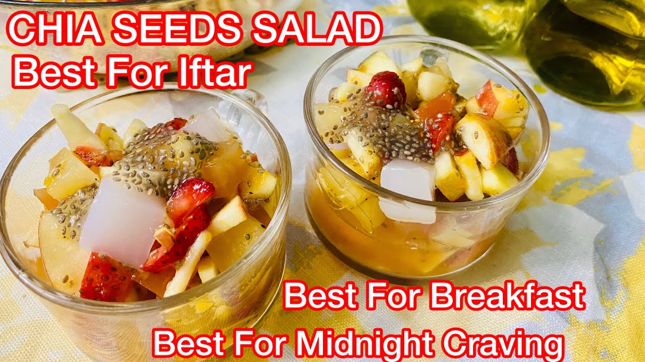 🍍 🍓🥗 Energy Booster Perfect Iftar Chia Seeds Fruit Salad – Light & Nutritious | Super Healthy Recipe