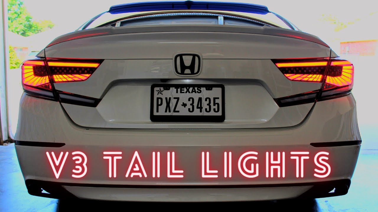 Clear V3 LED Tail Light Install - 10th Gen Honda Accord