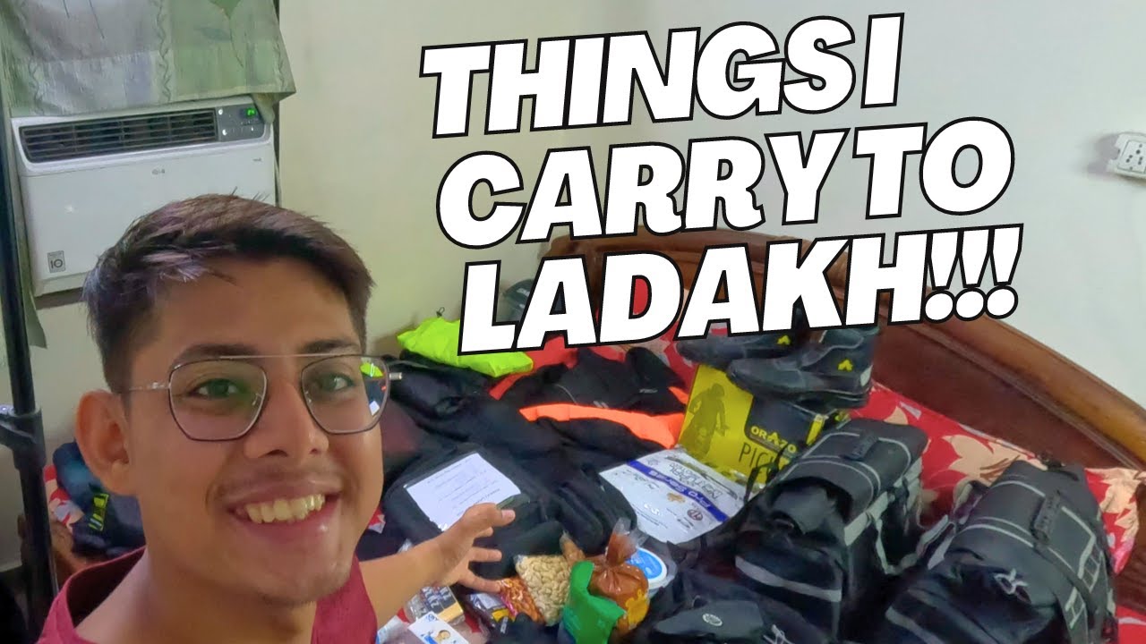Most Important Things To Carry For Ladakh Bike Trip | Ladakh Trip Preparation