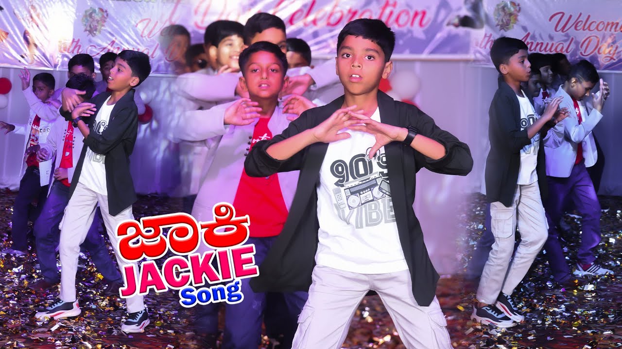 JACKIE JACKIE Song Dance Performance By Abhignaana School 6th Annual Day Celebration 😊