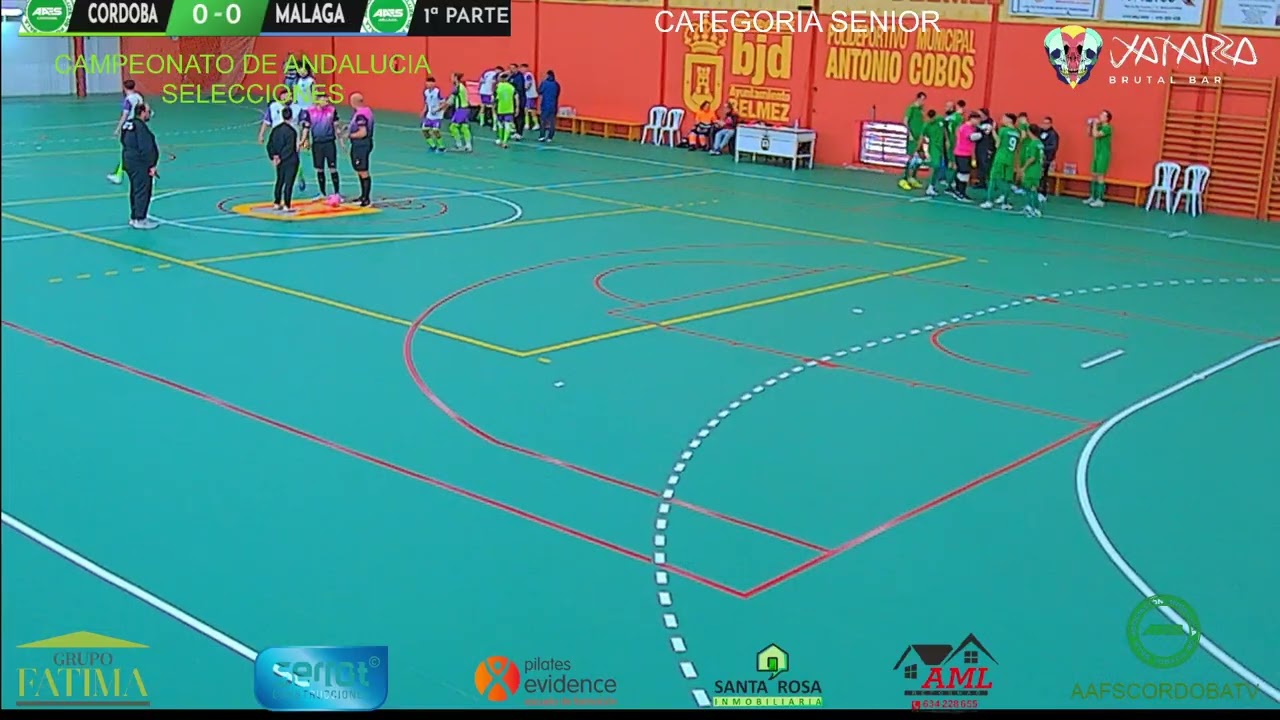 CAMPEONATO ANDALUCIA SELECCIONES SENIOR AAFS 1ª SEMIFINAL CORDOBA   MALAGA 1ª PARTE