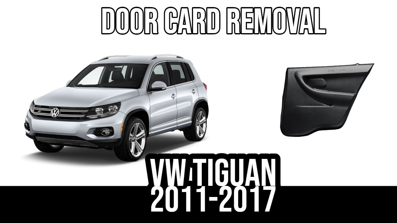 How to remove the door card VW Tiguan 2011-2017