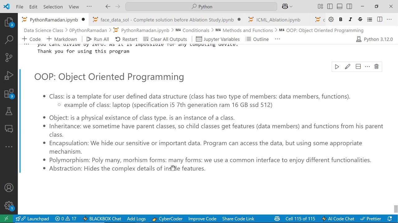 Python for Data Science and AI - Session 13 (Exception Handling | try, except, else, finally)