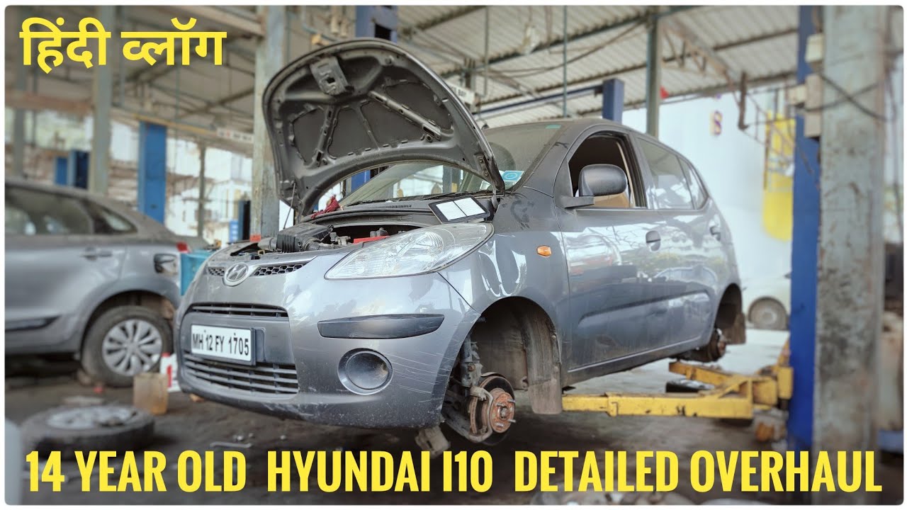 14 Year old Hyundai i10 Era gets Detailed Service, Car not used for 2 years | Hindi Vlog | DNA VLOGS