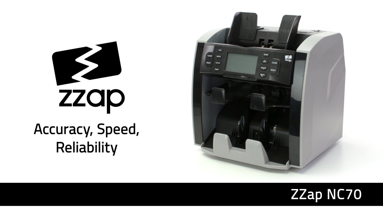 ZZap NC70 Banknote Counter & Counterfeit Detector Machine