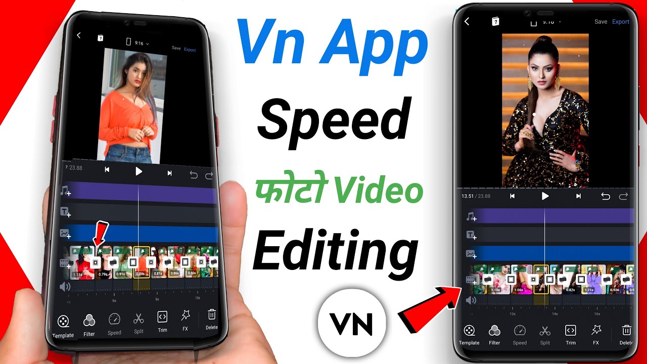 Vn speed photo video editing | how to make speed photo video vn video editor | vn video editor