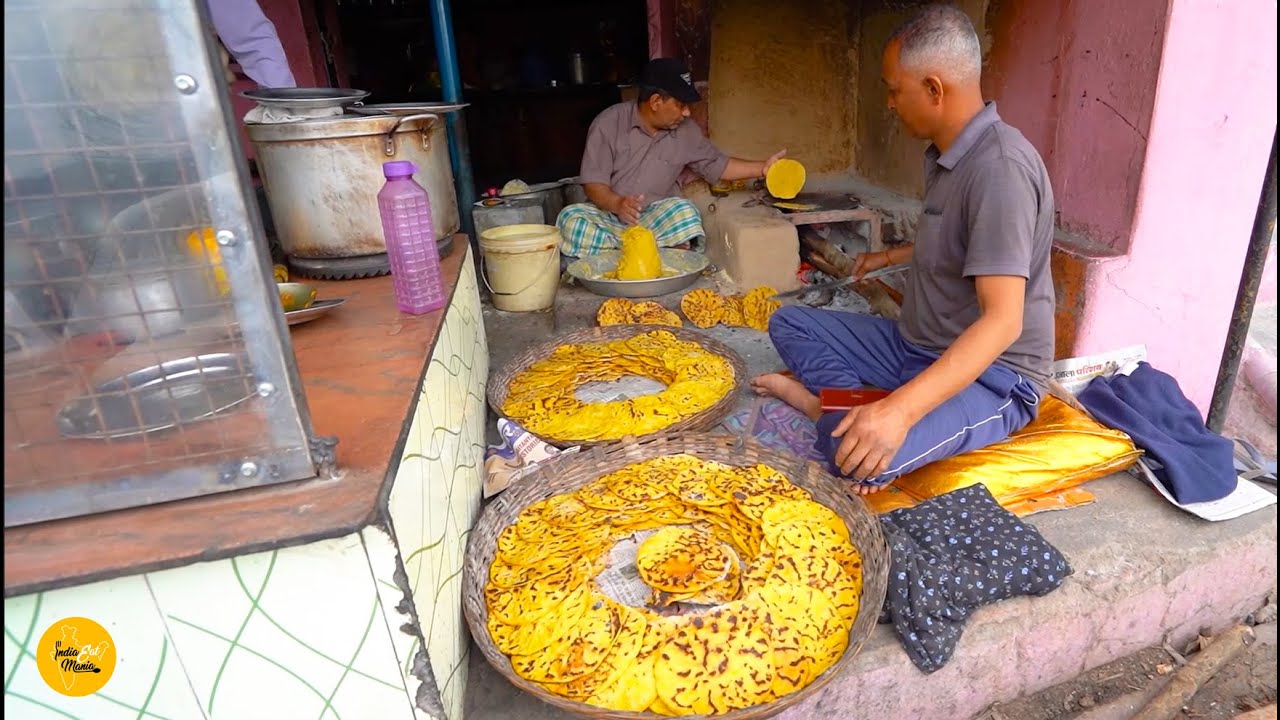 Bilaspur Famous Bahadur Dhaba Unlimited Makke Ki Roti With Maa Ki Dal Rs. 80/- Only l Himachal Food