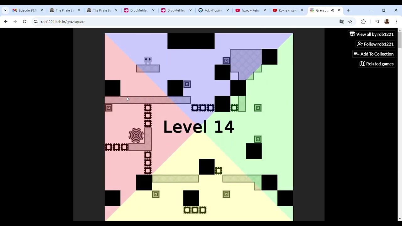 Граю у Gravisquare (Rob1221) (Підказки)