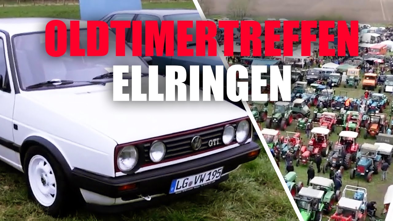 Oldtimertreffen Ellringen 2023! Unser Golf 2 war dabei!