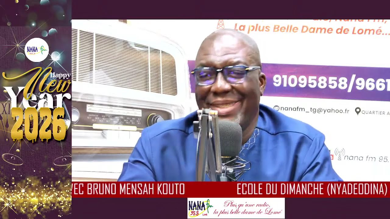 ECOLE DU DIMANCHE (NYADEODINA) DU 18 JANVIER 2026 AVEC BRUNO MENSAH KOUTO