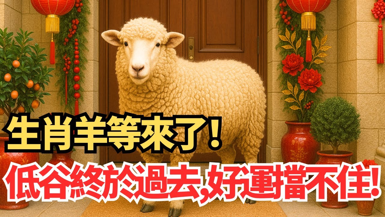 生肖羊終於等來了！3年低谷徹底過去，下半年好運擋不住！會發生什麼？ #2025年生肖羊運勢 #2025年生肖羊運程 #2025年屬羊運勢 #2025年屬羊運程