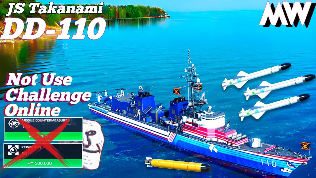 JS Takanami Gameplay💀Destroying Enemies With The Perfect Build Modern Warships !