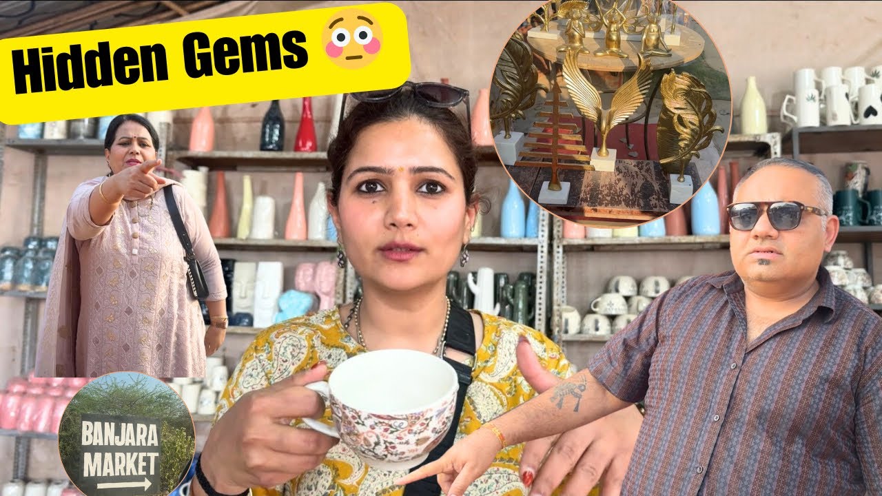 Hidden Gems of Banjara Market  😳 | Mummy aur Rahul ki Mili Bhagat | Anissha & Adira 