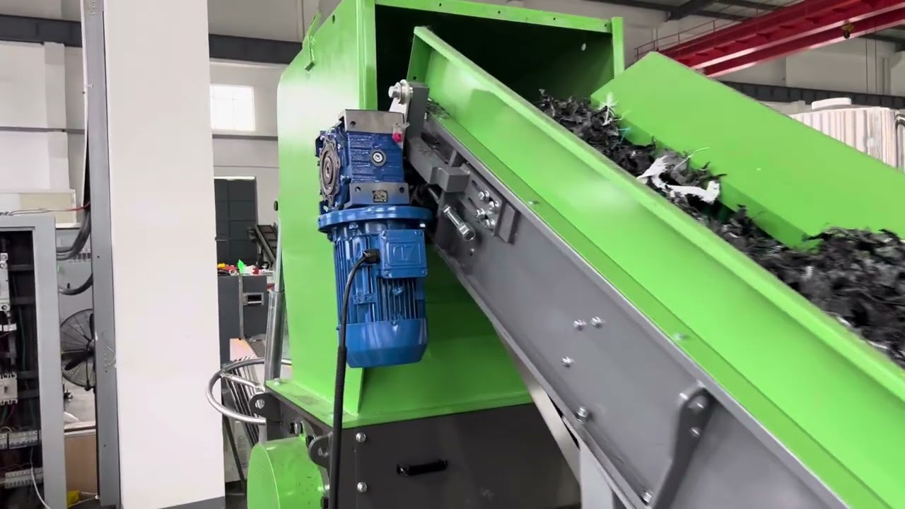Shredder system with pelletizing machine line.My number is +8618358291565 