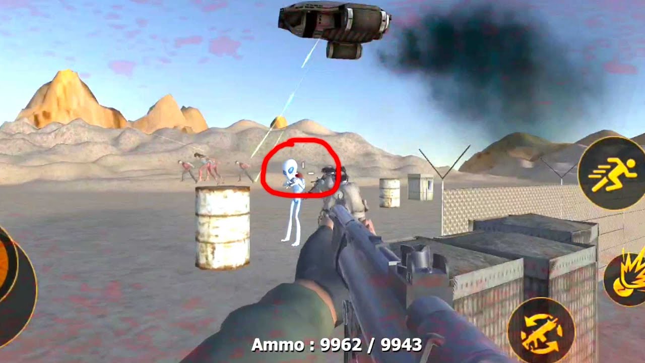 OMG ! Area 51 Alien Shooter Games - Shooting Aliens Plz Help - Android Gameplay