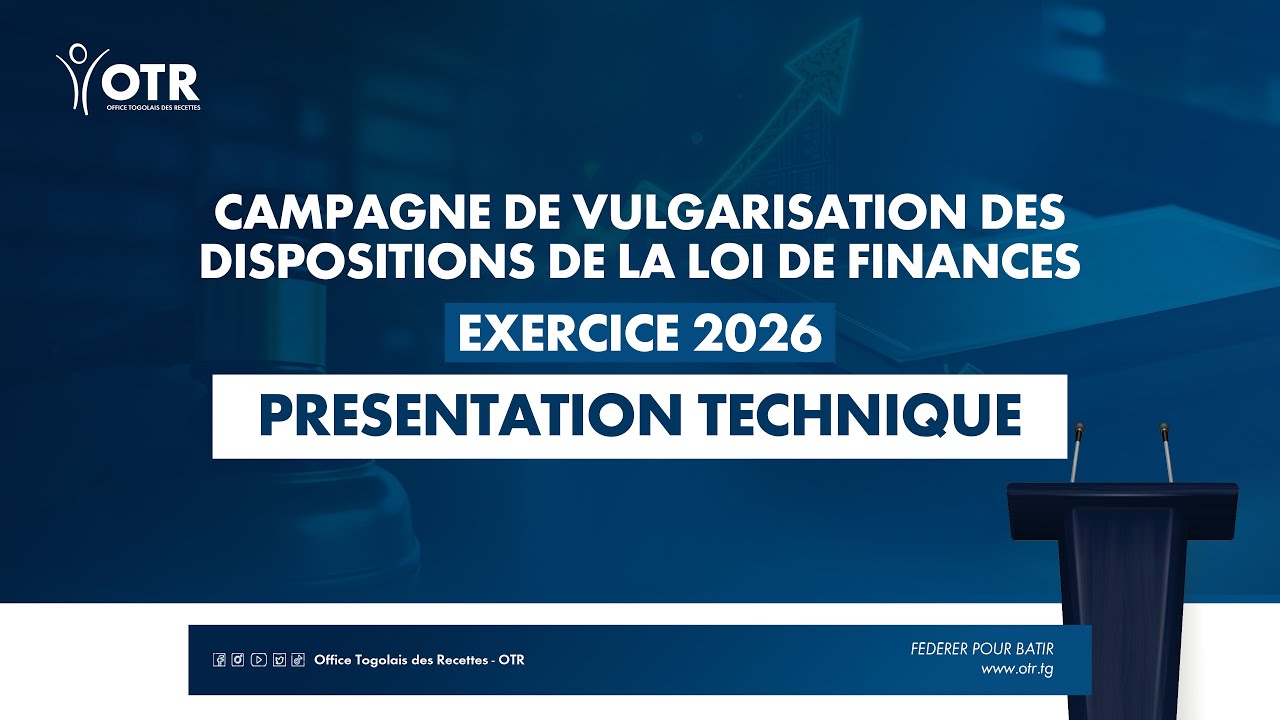 CAMPAGNE NATIONALE DE VULGARISATION DE LA LOI DE FINANCES I EXERCICE 2026