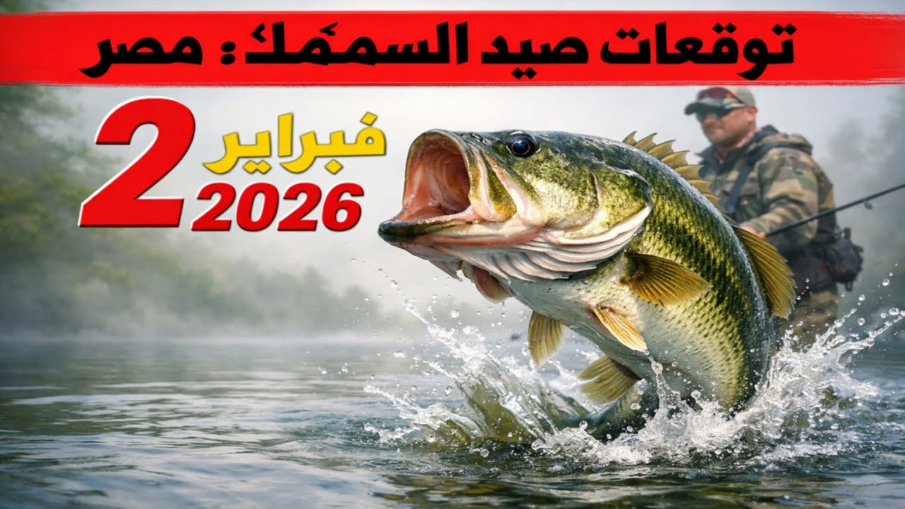 توقعات كليفر الصيد في مصر بتاريخ 2 فبراير 2026: يوم مشمس.. ماذا يخبئ لنا النيل والبحر؟