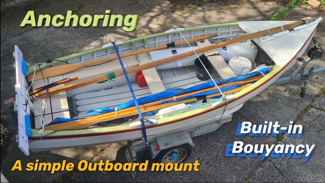 Preparing a traditional 12ft dinghy for sailing. DIY sailboat. Part 3