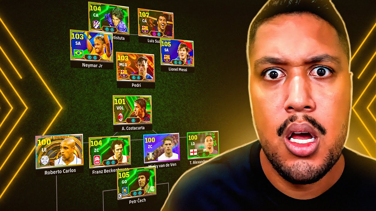 O CARA JOGA COM 4 ATACANTES E ACABOU COMIGO NA PARTIDA !!! - EFOOTBALL