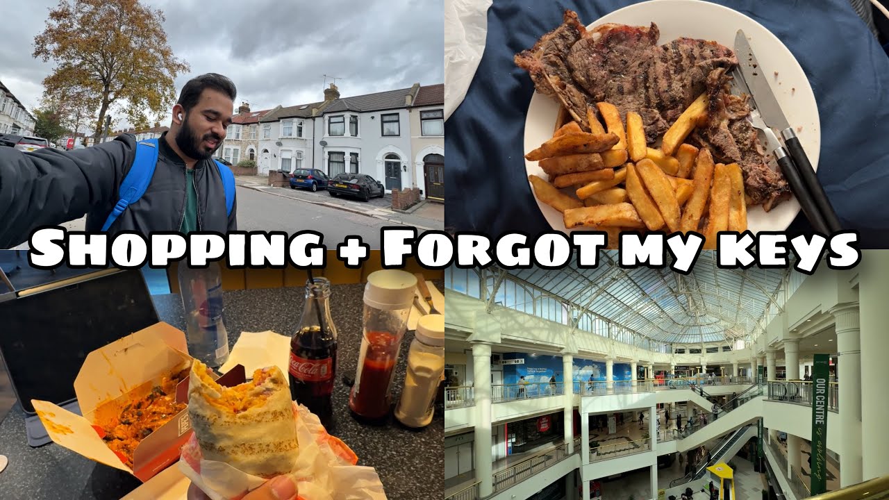 CRAZY Rain and Shopping in London🇬🇧😂 | Forgot my KEYS 🔑🥹| TIME Change in UK🇬🇧 BST to GMT