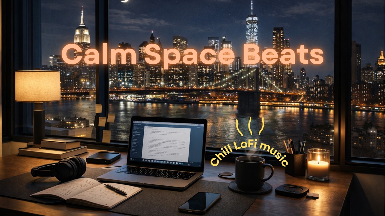 [Calm Space] 🎵 Rainy Night Study Session 🌧️ LoFi Beats for Coding, Focus and Productivity