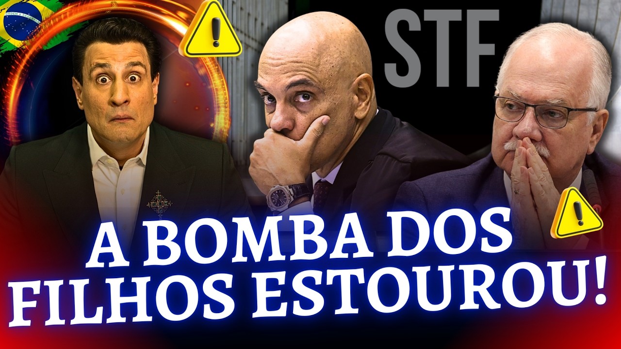 A bomba dos filhos dos Ministros estourou e revelou o ponto fraco do Fachin