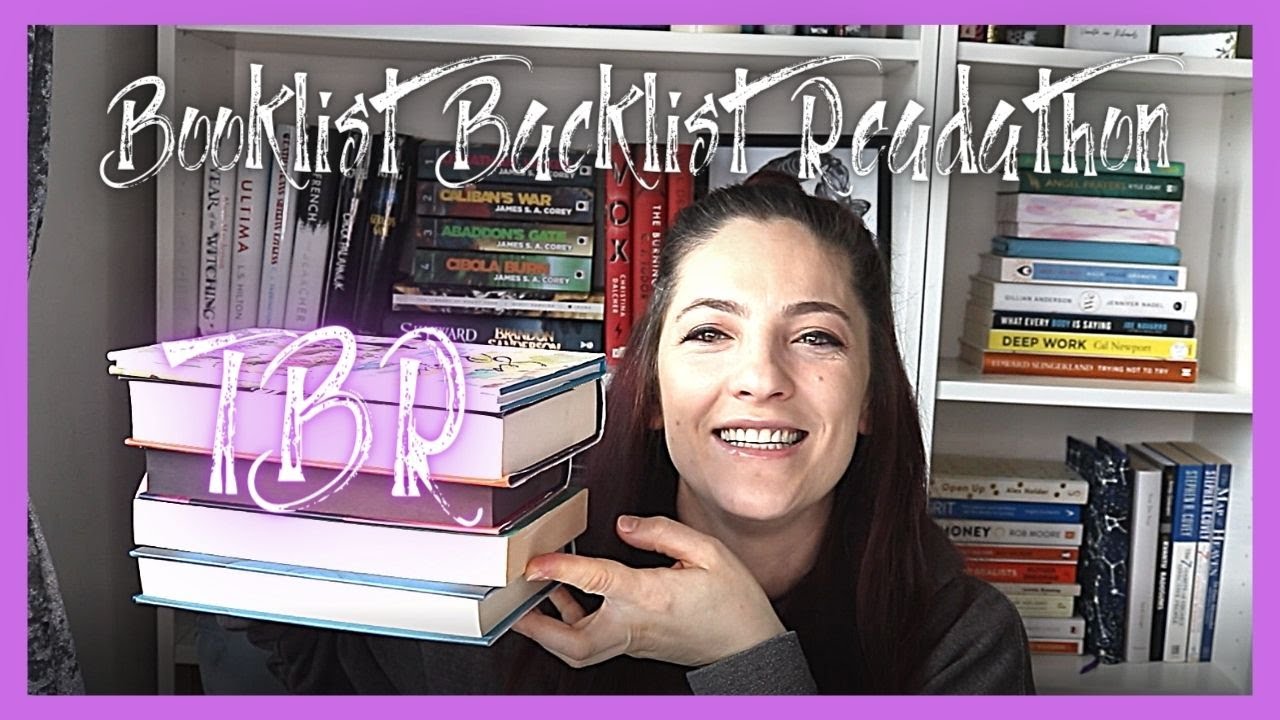 Booklist Backlist readathon TBR 😍🤞📢📚 Let the reading commence!