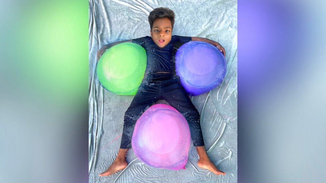 BABULOO VAAYAN 👶 ALMOST DIED IN WATER BALLOON SANDAI 💦🎈- #vlog #water #waterballoons  #trending