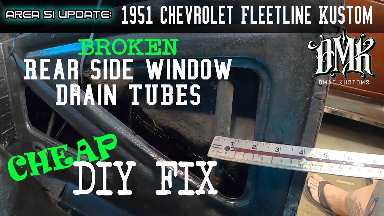 49-52 Fleetline Rear Window Drains