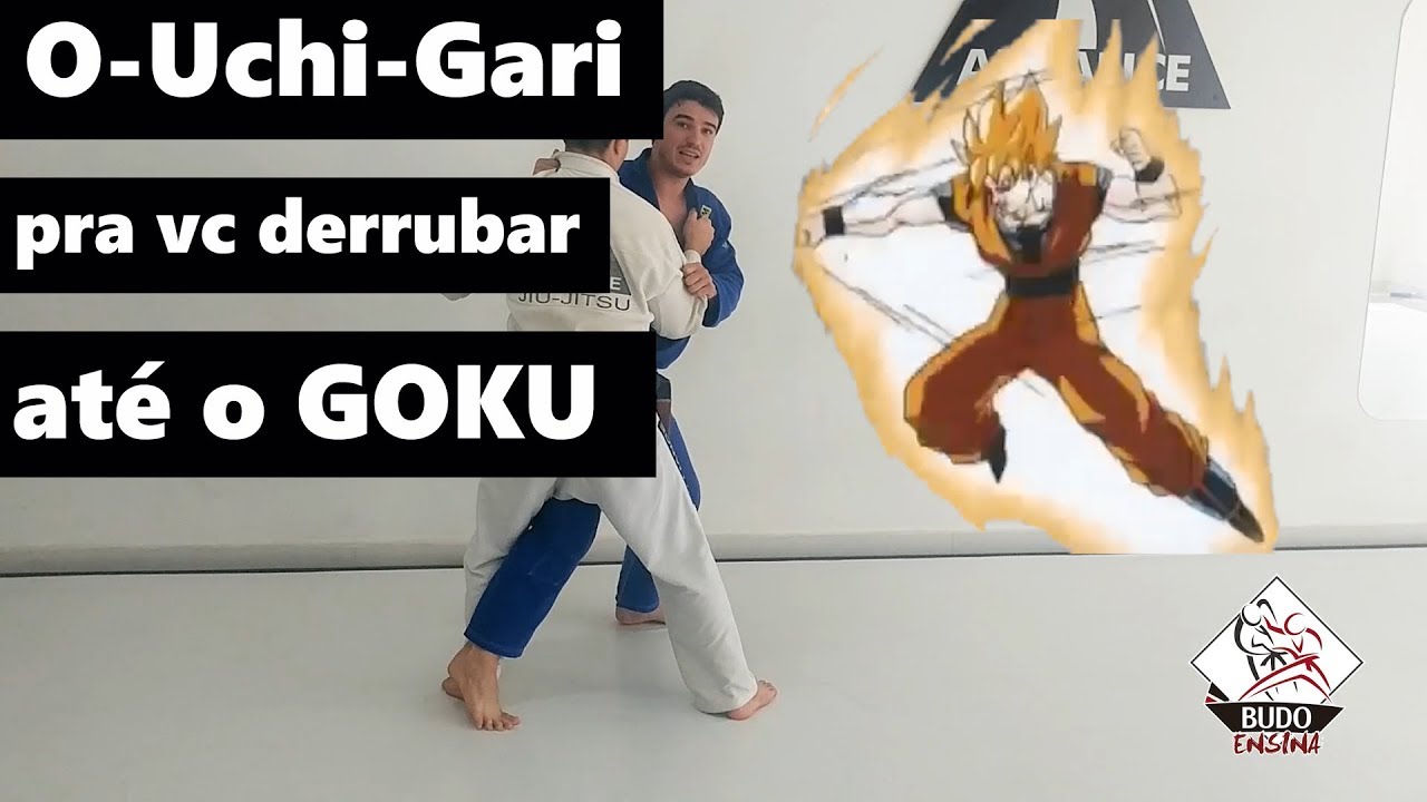 O-UCHI-GARI pra você derrubar até o GOKU no Jiu-Jitsu