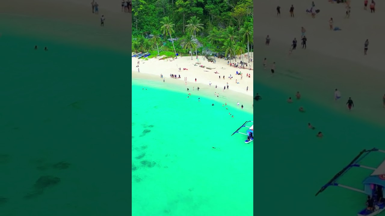 7 COMMANDOS BEACH === El Nido, Palawan, Philippines #shorts