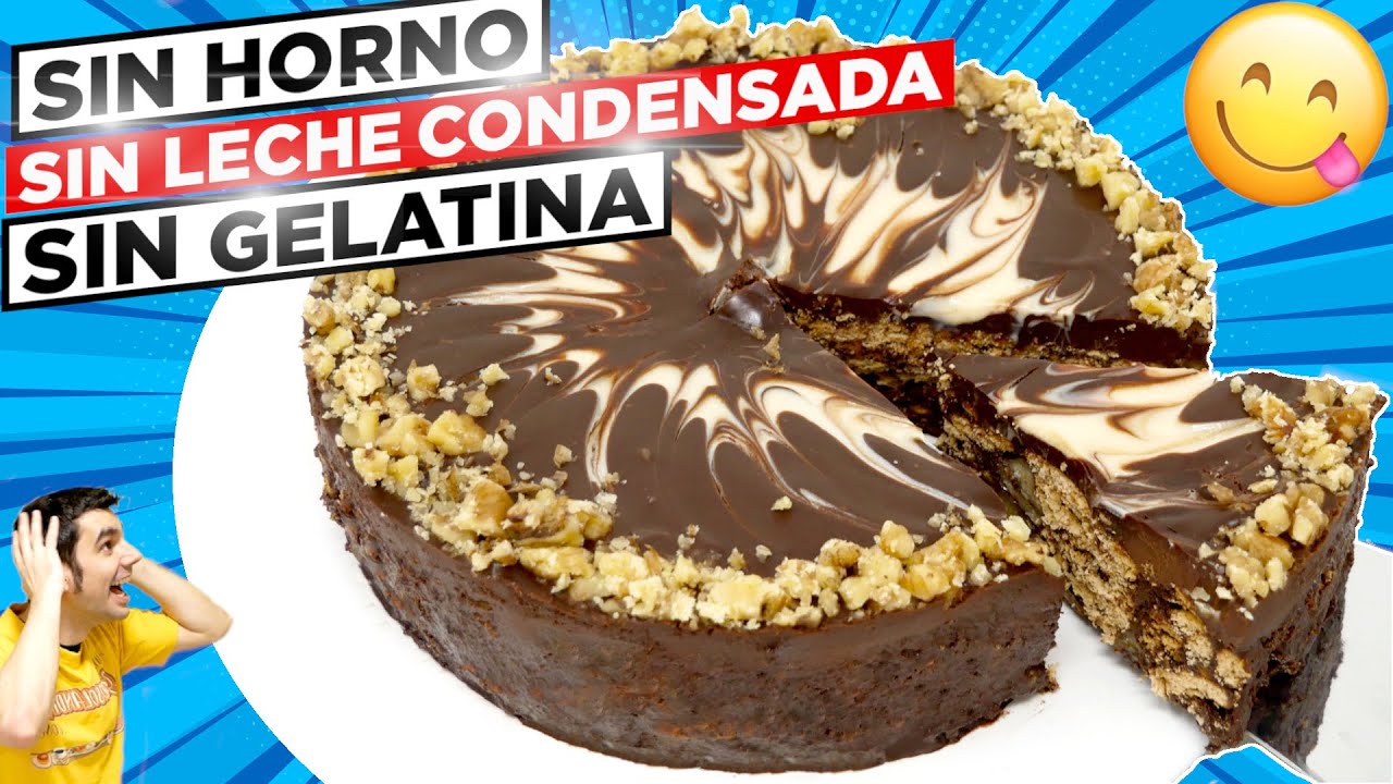 POSTRE en 5 MINUTOS😍🍫😋 PASTEL SIN HORNO, SIN LECHE CONDENSADA, SIN HUEVO y SIN GELATINA Receta # 782