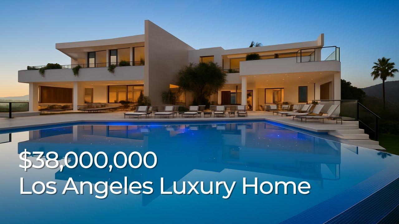 IMMACULATE $38M Los Angeles Residence | Luxury Home Tour