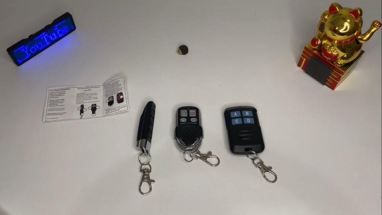 Cara Duplikat/Cloning Remote 433MHz Untuk Kunci Mobil/Motor