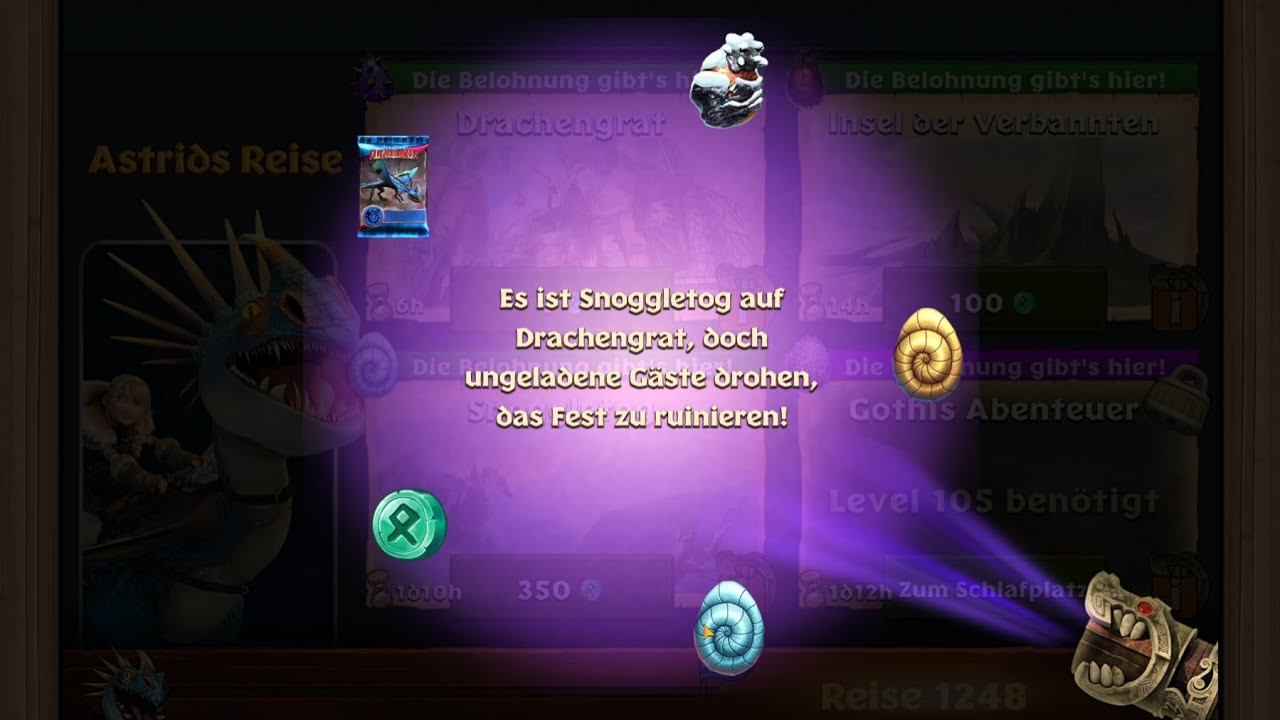 Dragons Aufstieg von Berk Sturmpfeils 350 Runen Reise