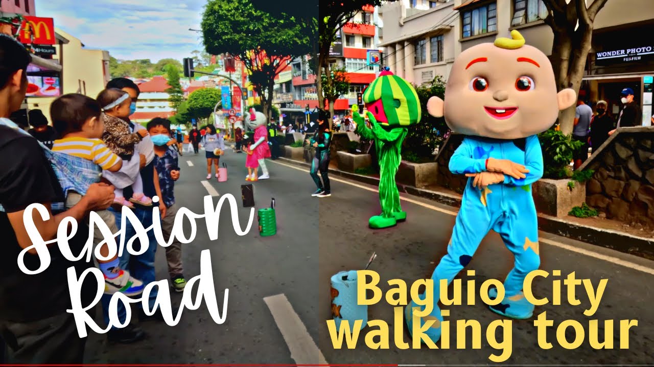 Session Road Baguio City Sunday Funday Morning Walk ( November 20, 2022) Part 1