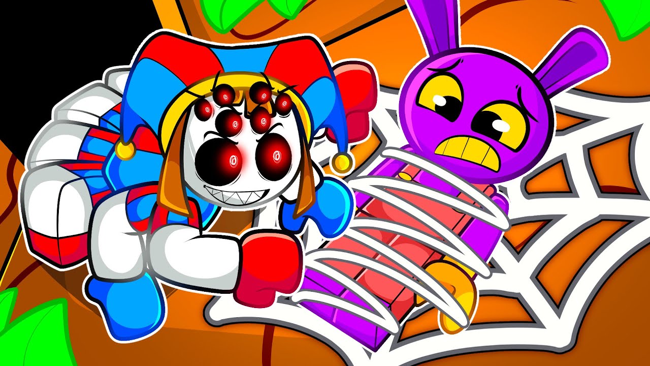 Pomni virou uma ARANHA GIGANTE no Roblox