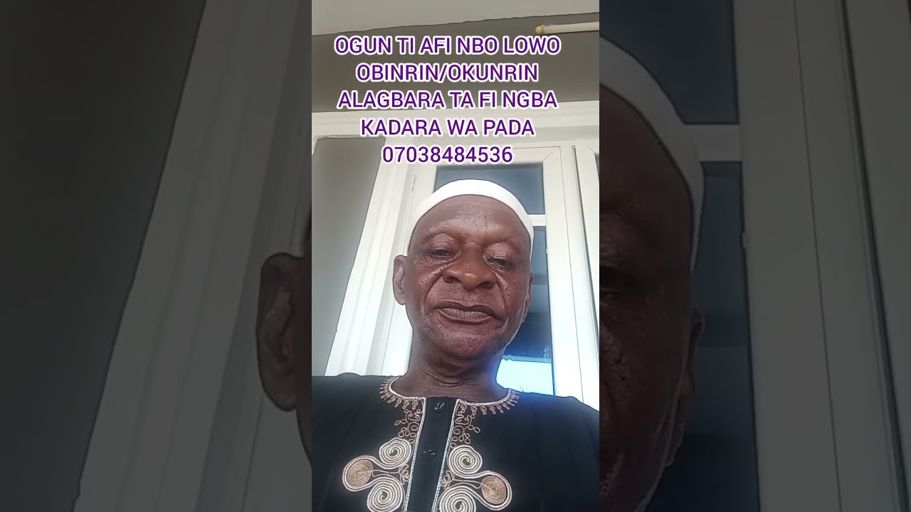 OGUN TI AFI NBO LOWO OBINRIN/OKUNRIN ALAGBARA TA FI NGBA KADARA WA PADA