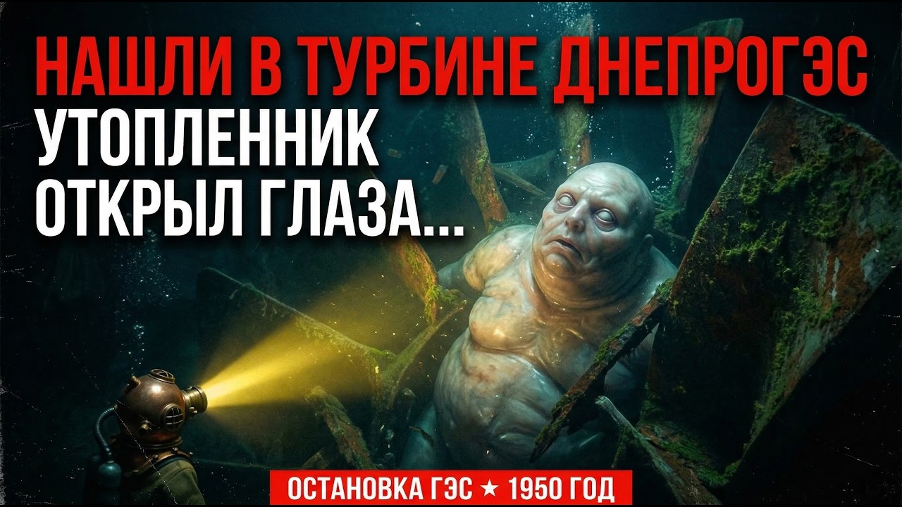 ВОДОЛАЗЫ НАШЛИ «ВОДЯНОГО» В ТУРБИНЕ ГЭС. Раздутый гигант | Утопленник