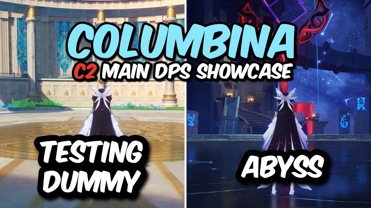 C2 Columbina Main DPS Showcase | Genshin Impact | Testing Dummy | Spiral Abyss