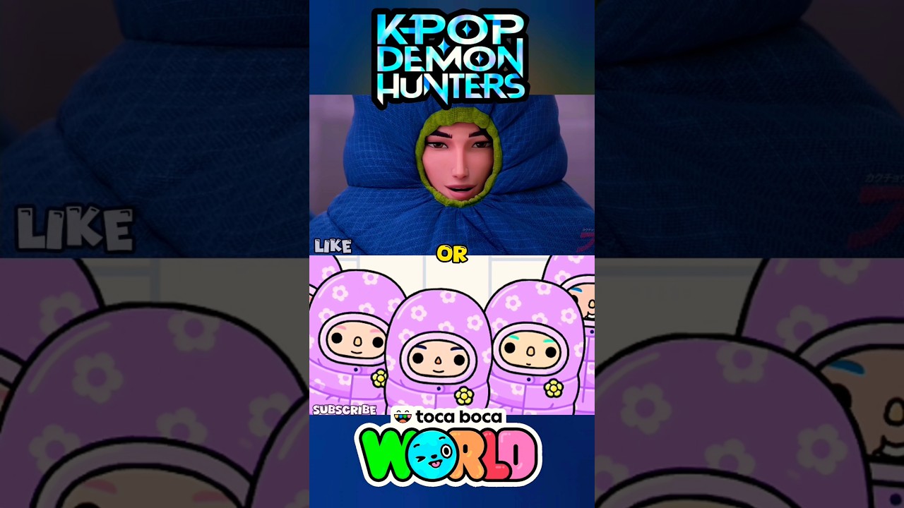 HUNTRIX LOVE SAJA BOYS❤️in toca #tocalifeworld #huntrix #sajaboys