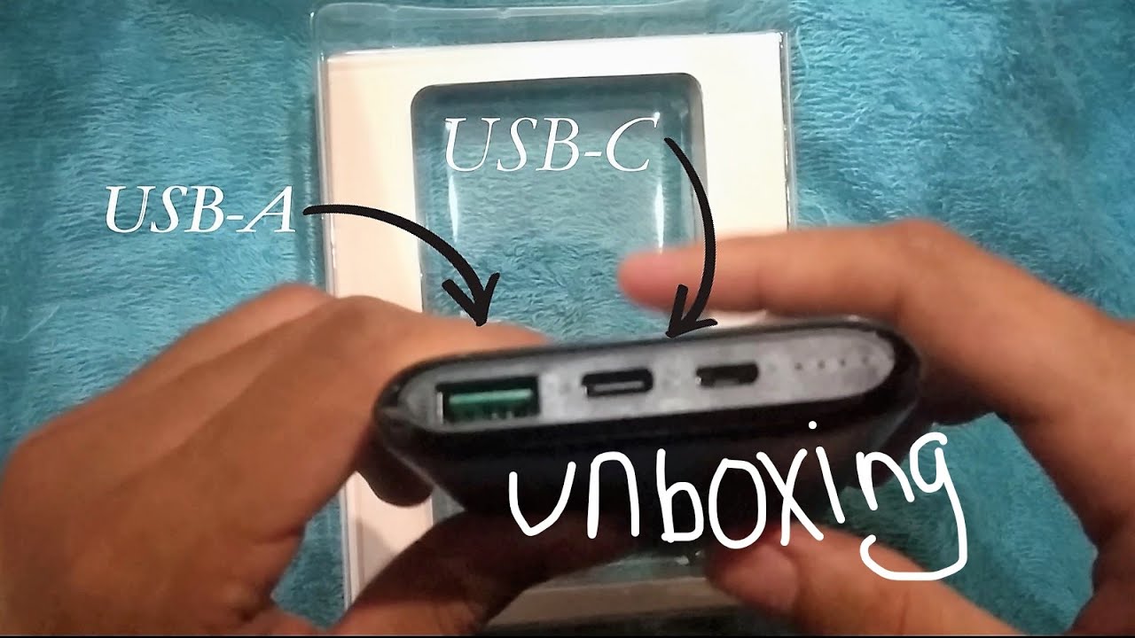 Unboxing AUKEY 10000mAh Ultra Slim Power bank