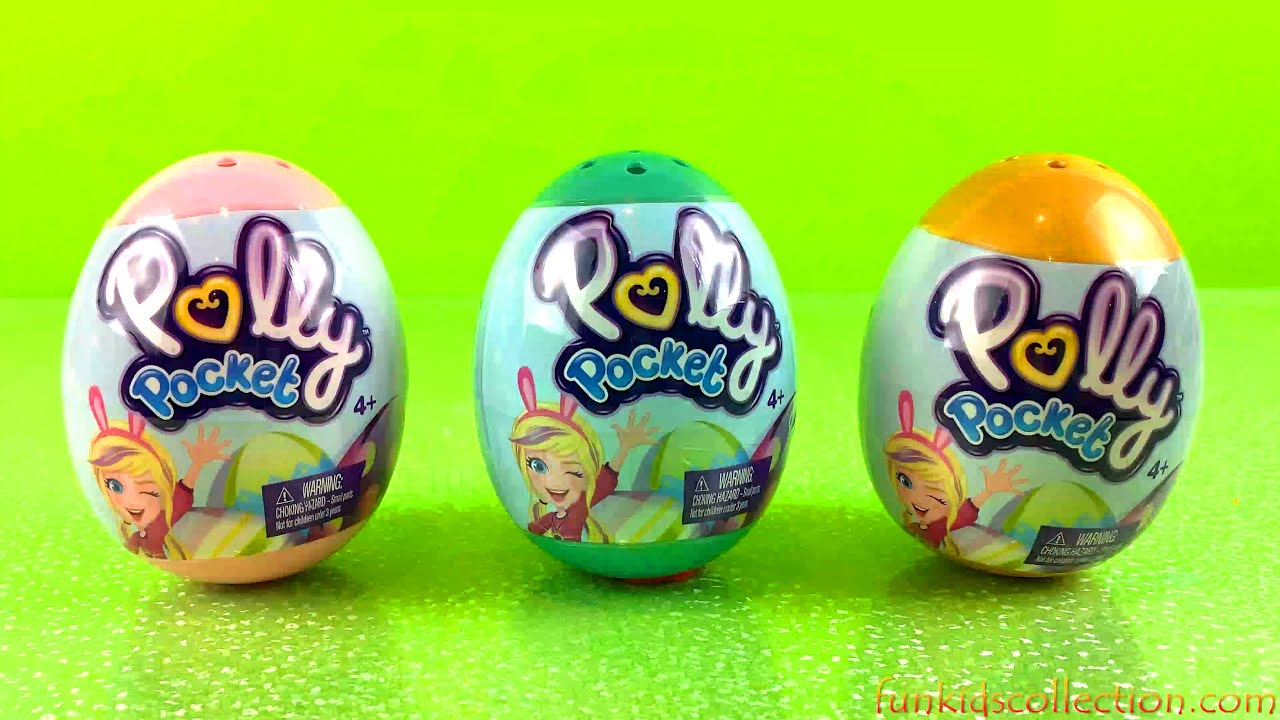Polly Pocket Surprise Eggs | Unwrapping Polly Pocket Plastic Eggs with Polly Pocket Dolls inside