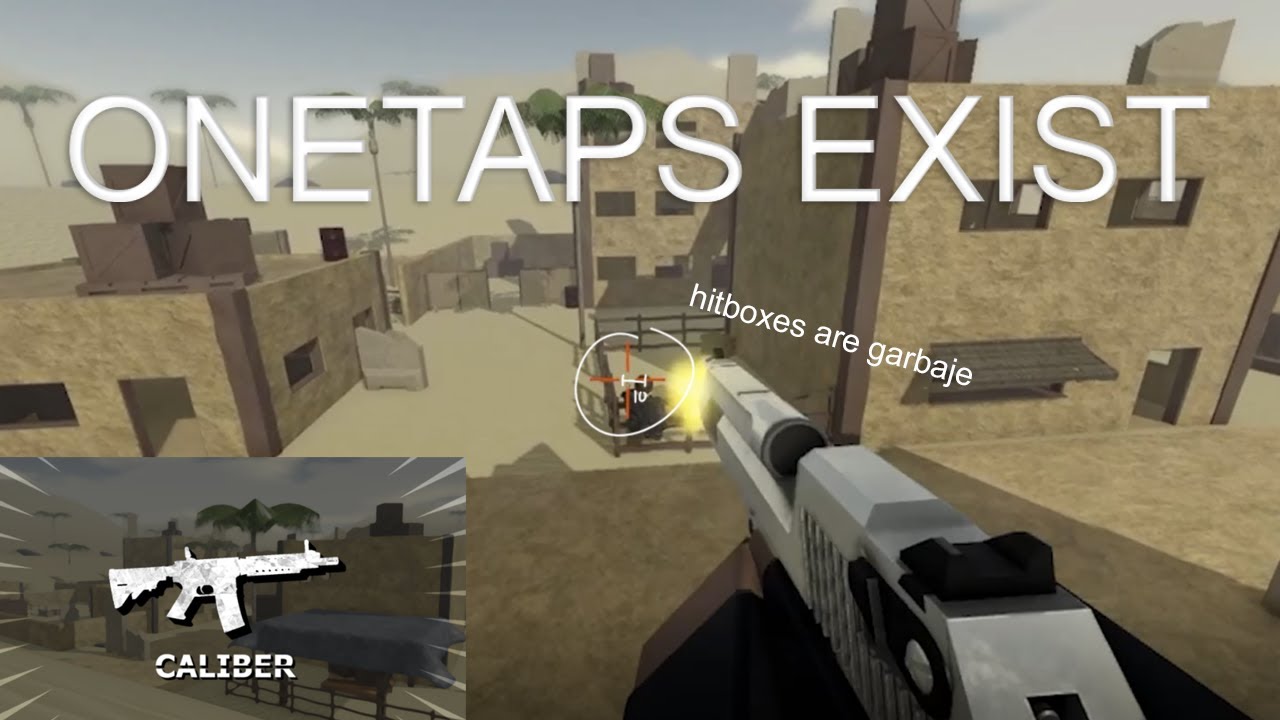 THIS GAME ACTUALLY HAS ONETAPS?? (ROBLOX Caliber//Alpha)
